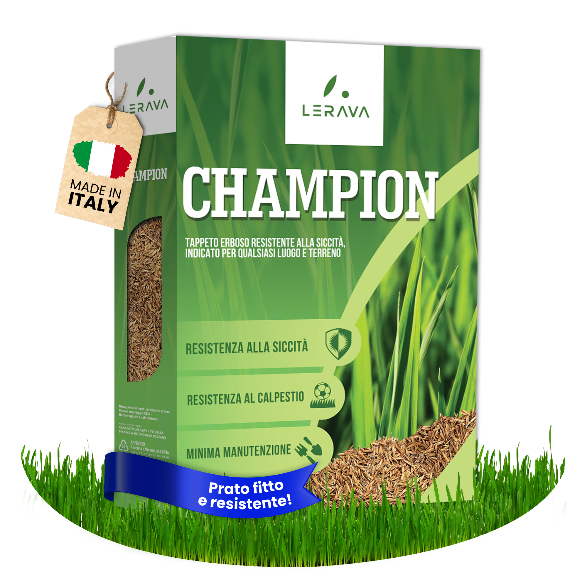 CHAMPION - semi prato resistente alla siccità [Da 30m² - 300m²], image size:2000x2000