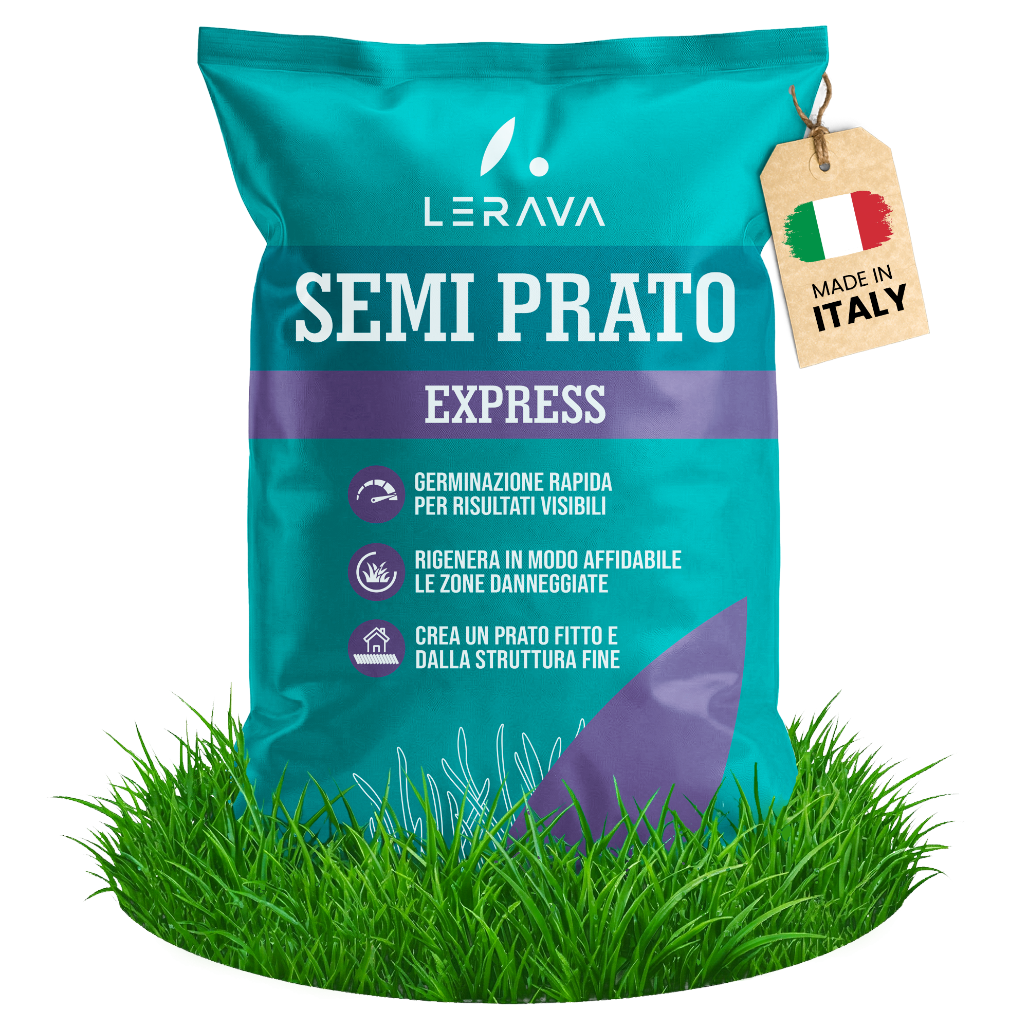 EXPRESS | Fast-Growing Grass Seed | [30m² - 360m²] | LERAVA®