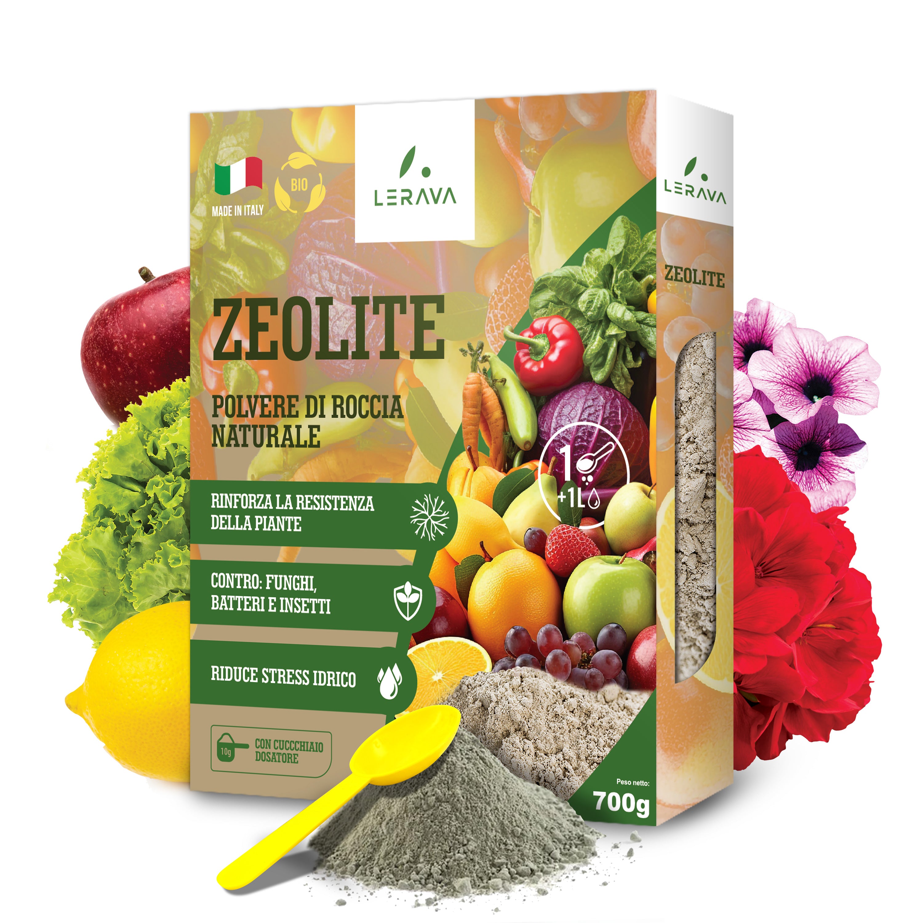 Zeolita para plantas