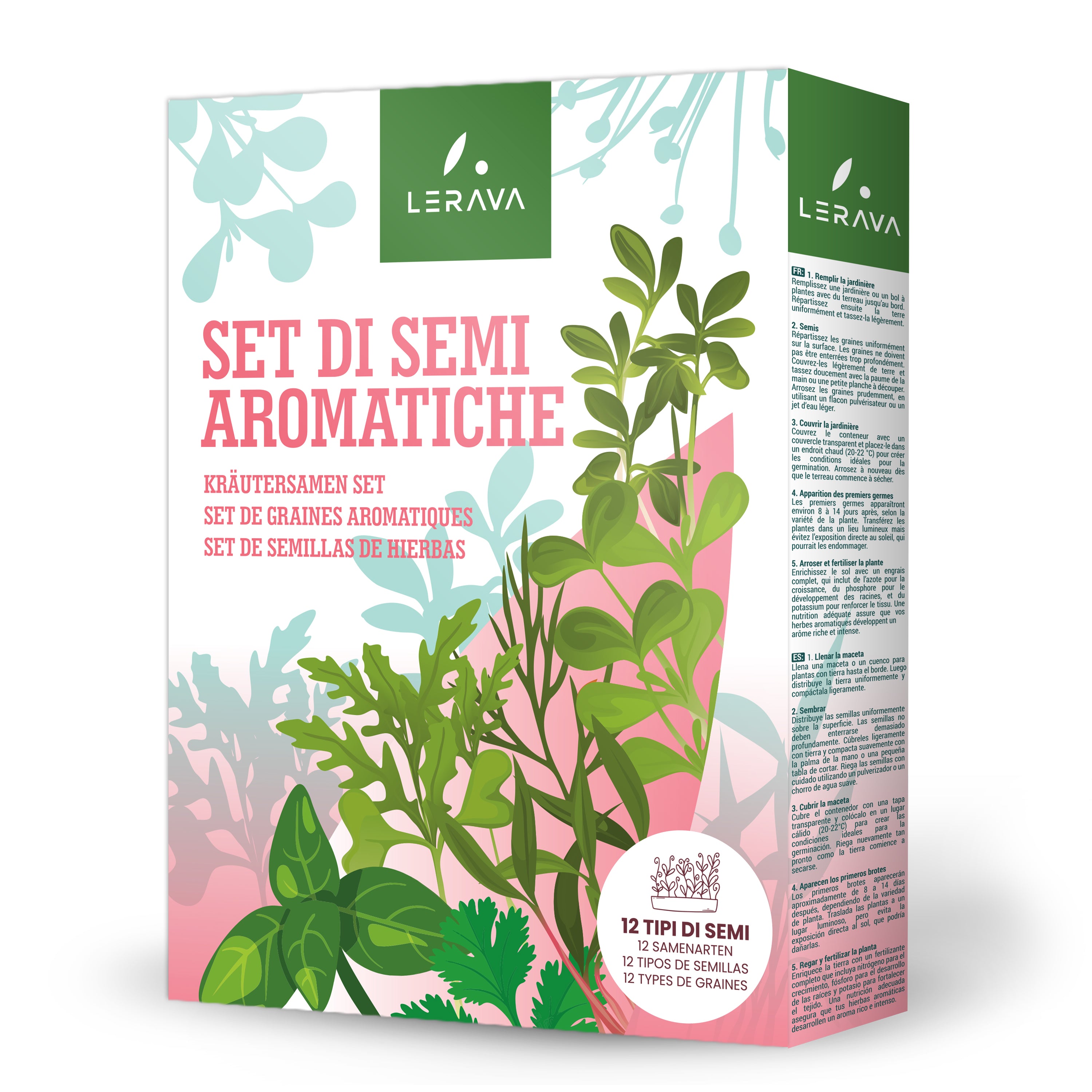 Set di Semi Piante Aromatiche