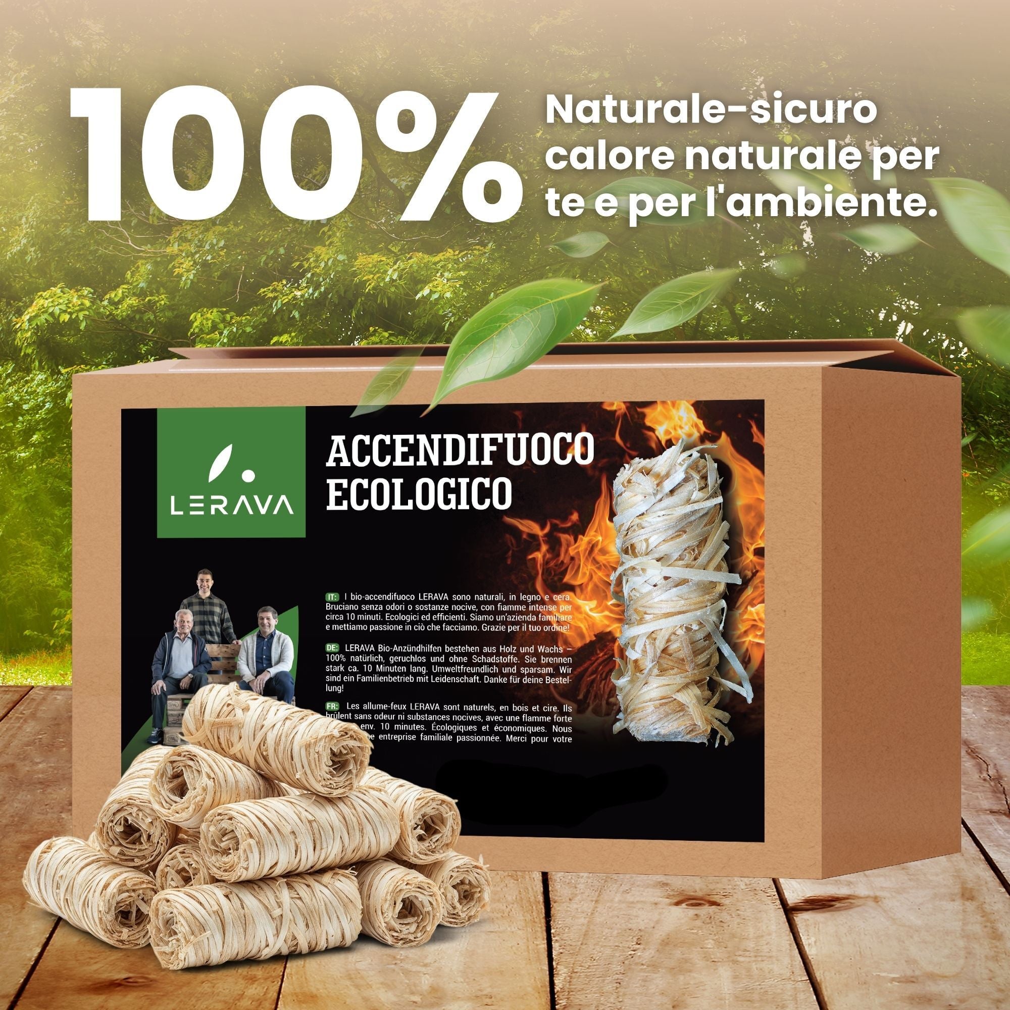 Accendifuoco ecologico 32 accensioni - Fuego Style Accendifuoco ecologico 32 accensioni - Fuego Style