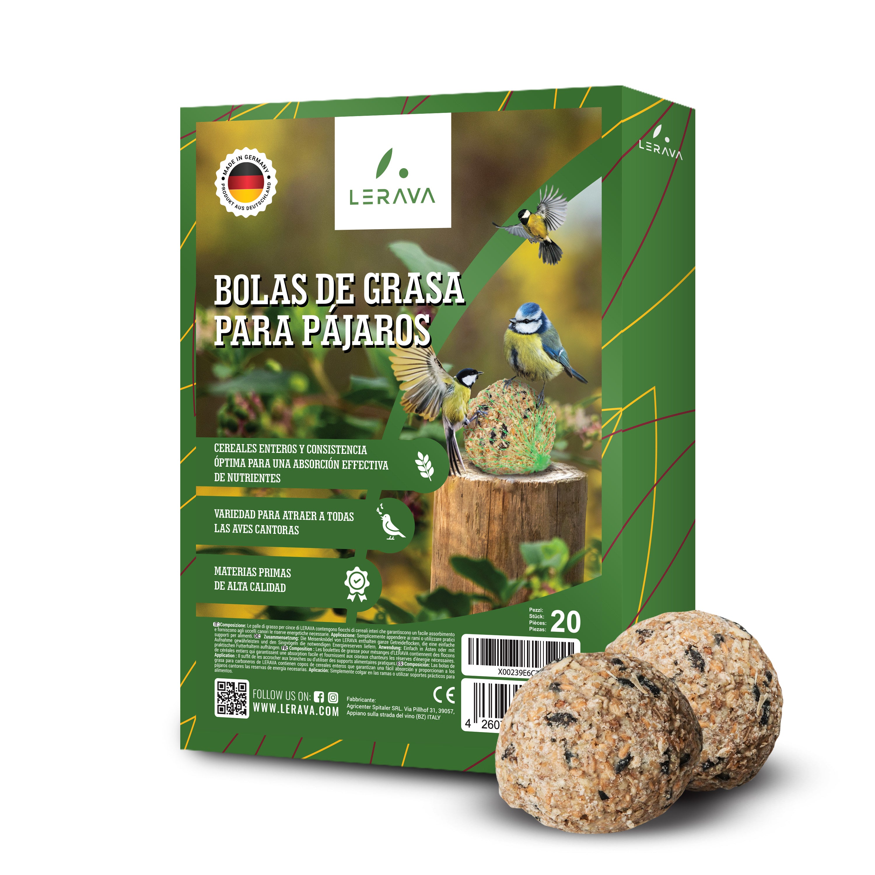 Le Migliori Offerte Palle Di Grasso Per Uccelli Selvatici Online - Fino