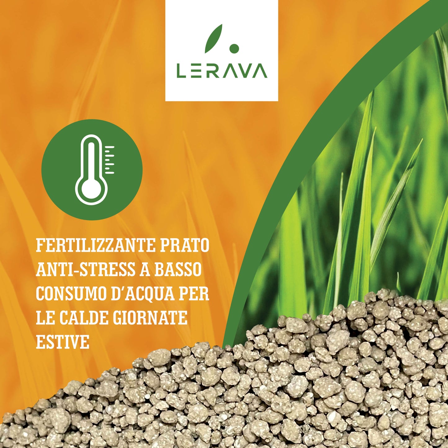 Summer-lawn fertilizer