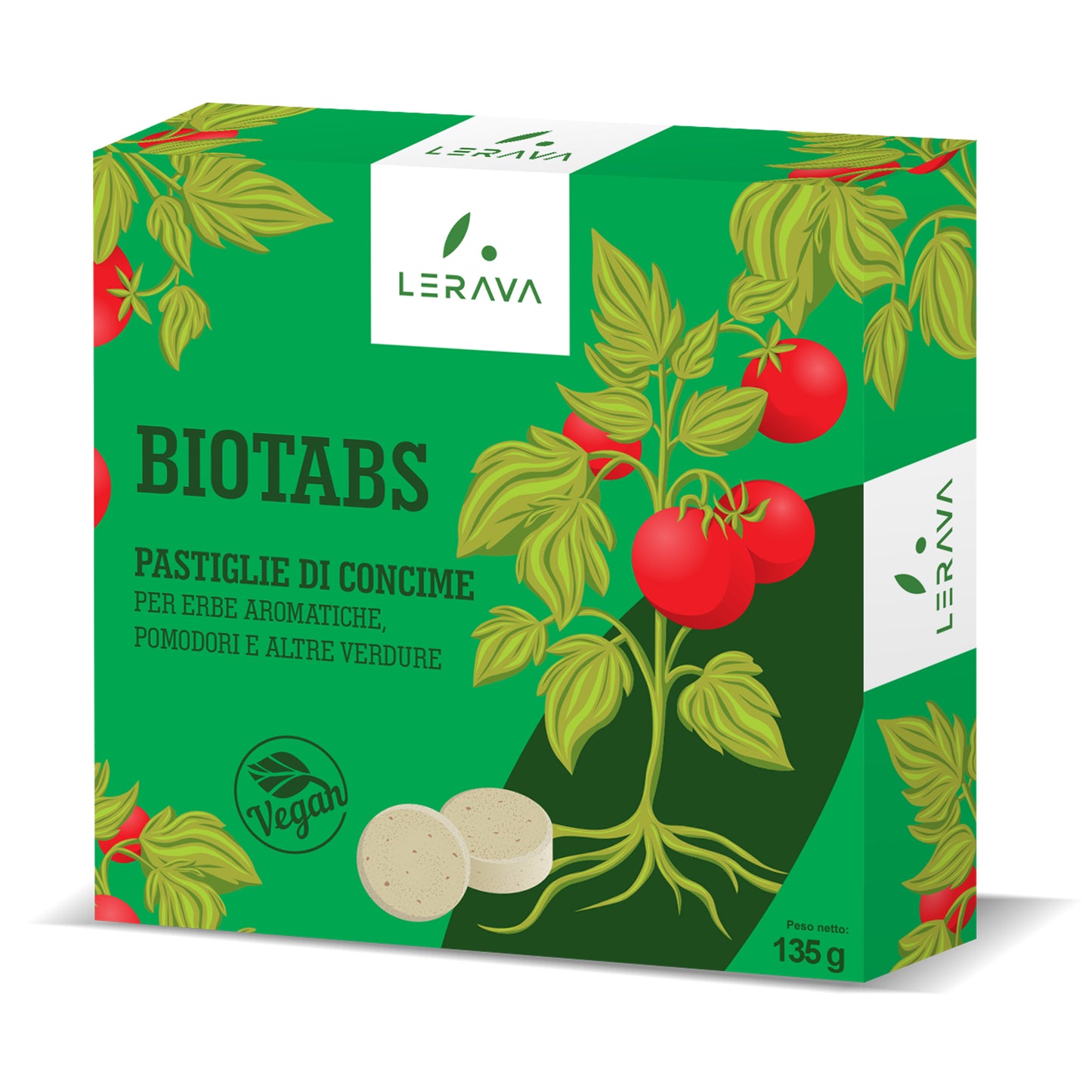 Biotabs - concime biologico, organico e vegano